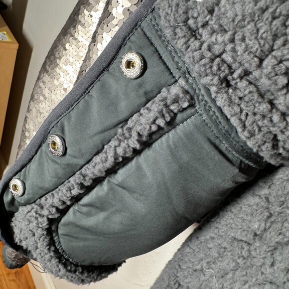 FREE POEPLE Hit The Slopes shadow combow Sequin Classic Jacket S nwt graphite - Picture 8 of 10